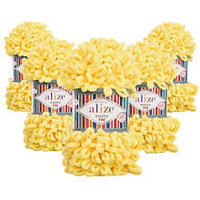 Упаковка Alize Puffy Fine NEW, Жовтий No113, 5 шт.