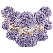 Упаковка Alize Puffy Fine NEW, Ліловий No166, 5 шт.