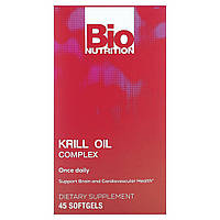 Bio Nutrition, Комплекс із крилевим жиром, 45 капсул