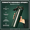 Пляшка для води металева ION8 1200 мл. Stainless Steel , Dark Green, фото 4