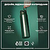 Пляшка для води металева ION8 1200 мл. Stainless Steel , Dark Green, фото 5