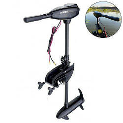 Електромотор для човна Fisher 26. 26lbs; 12V. Індикація. Човновий електричний мотор. Електричний двигун для човна.