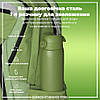 Пляшка для води металева ION8 1200 мл. Stainless Steel , Khaki Green, фото 6