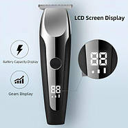 Тример VGR V-059, 4 насадки, LED display, фото 6