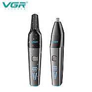 Тример VGR 2 в 1 V-603, 2 насадки (для носу та волосся), IPX5, фото 4