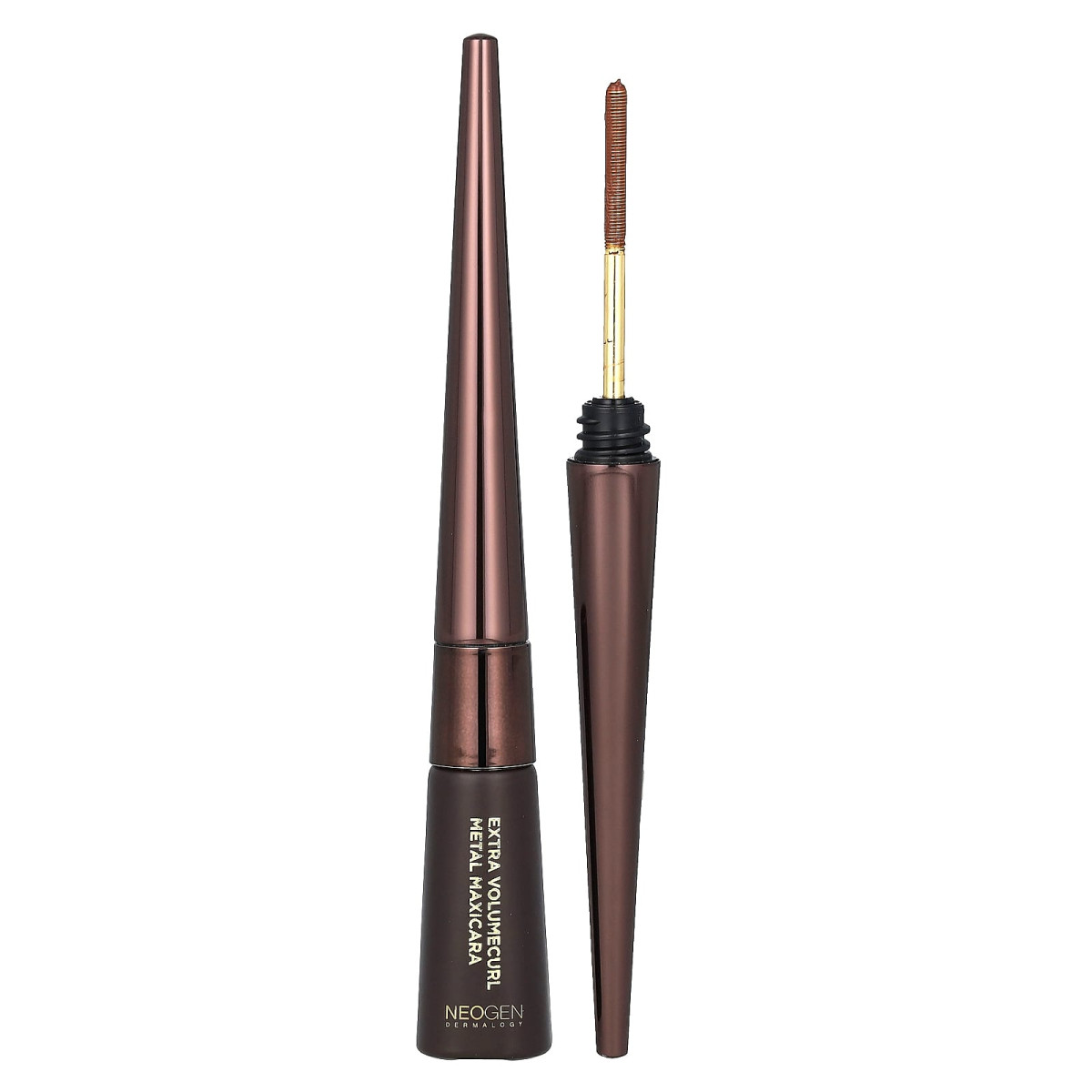 Neogen, Extra Volumecurl Metal Maxicara, 02 коричневий, 4 мл (0,13 рідк. унції)