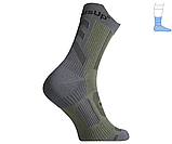 Шкарпетки компресійні літні "ShortDry PRO" сіро-зелені, фото 3