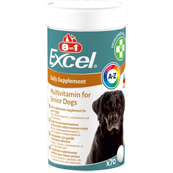 Вітаміни для літніх собак 8in1 (8в1) Excel Multi Vitamin Senior 70 шт