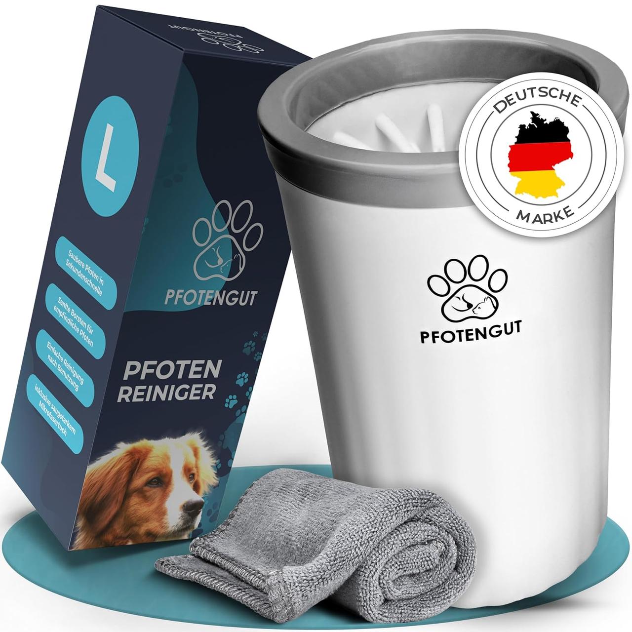 Очищувач лап собак PFOTENGUT, розмір L. Ніжний засіб для чищення лап, фото 1