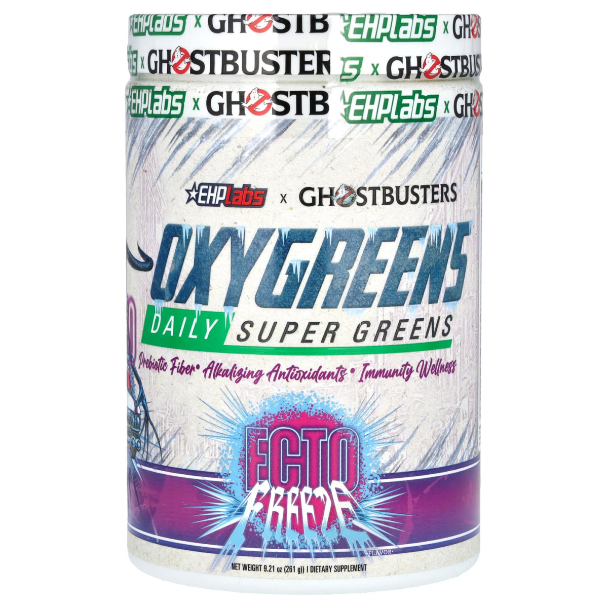 EHPlabs, Ghostbusters, Oxygreens, Daily Super Greens, ектофриз, 261 г (9,21 унції)