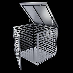 Бокс для генератора 1200х1000х1000 перфорований Антивандальний замок та сталевим дном Бокс БГПдз-08