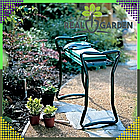 Садовий складаний стілець-колінник 3в1 + 2 органайзери (сумки для інструментів), фото 3