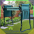 Садовий складаний стілець-колінник 3в1 + 2 органайзери (сумки для інструментів), фото 10