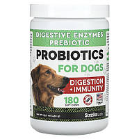 StrellaLab, Probiotics, для собак, бекон, 180 м’яких жувальних таблеток, 432 г (15,2 унції)