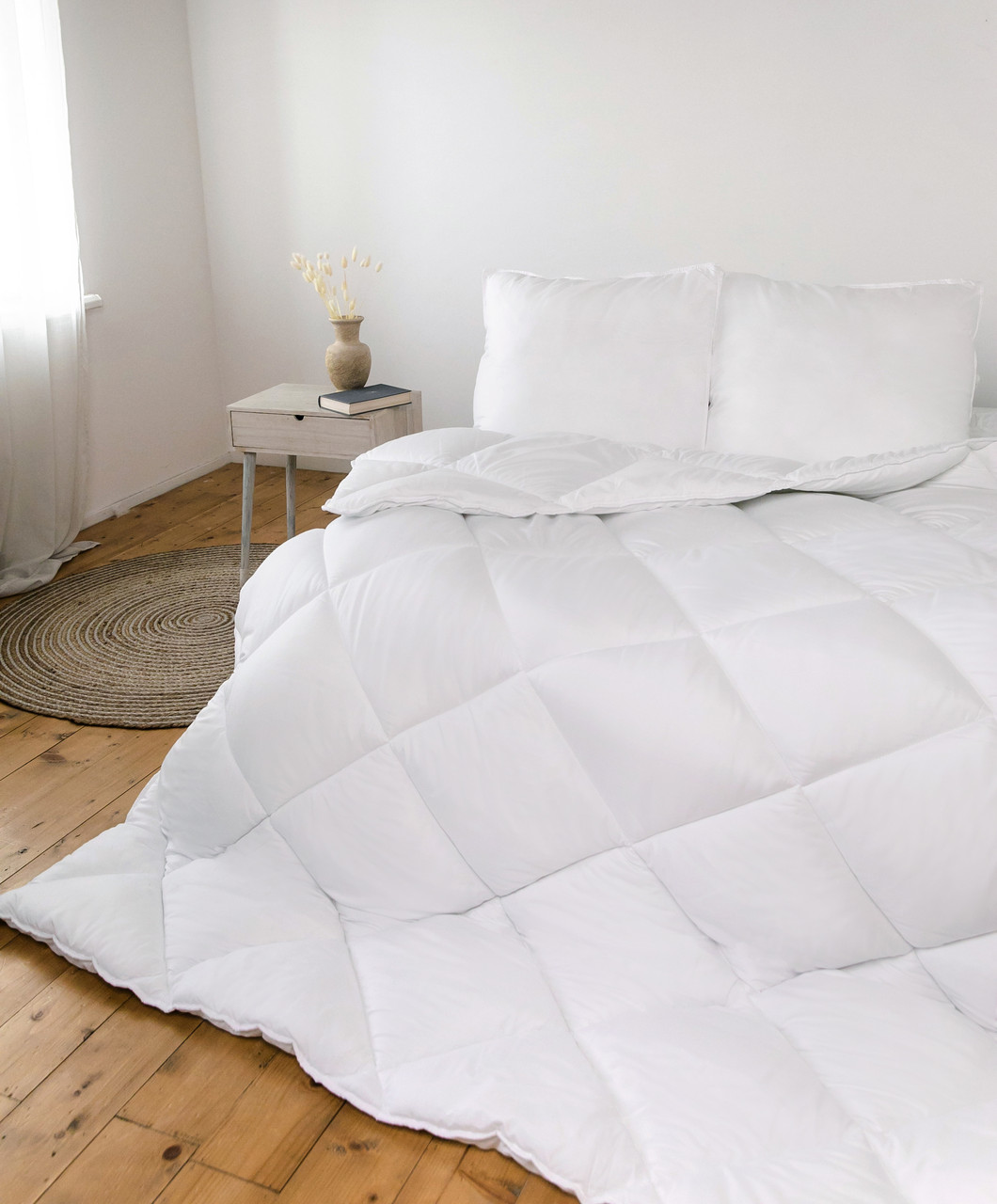 Ковдра класична стьобана ТЕП White (350г/м2), фото 1