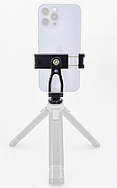 Металеве кріплення 360° для телефону з двома холодними черевиками, фото 3