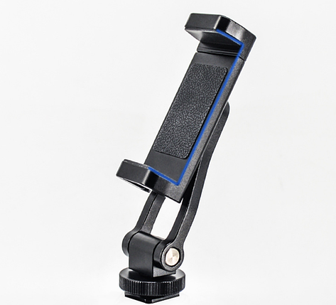 Металеве кріплення 360° для телефону з двома холодними черевиками, фото 1