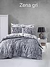 Комплект постільної білизни полуторний розмір First Сhoice ранфорс Zena gri