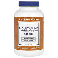 The Vitamin Shoppe, L-глютамін, 500 мг, 300 рослинних капсул
