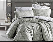 Комплект постільної білизни полуторний розмір First Сhoice ранфорс Zena yesil