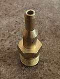 Штуцер-ніпель комбінований (штуцер М16х1,5мм-ніпель комбінований 6/9 мм) ДонімЕТ (латунний), фото 8