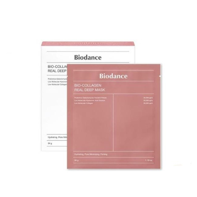 Гідрогелева маска для обличчя з колагеном BIODANCE Bio-Collagen Real Deep Mask 34g - 4шт, фото 1