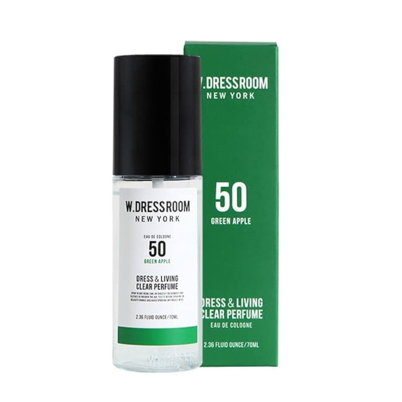 Парфумована вода для одягу та дому "Зелене Яблуко" W.Dressroom Dress & Living Clear Perfume 50 Green Apple 70ml, фото 1