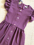 Дитяча яскрава літня фіолетова сукня для дівчинки., фото 3