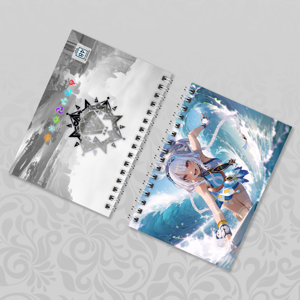 Блокнот А6 Genshin Impact Муалані (у клітинку на 48 аркушів), фото 1
