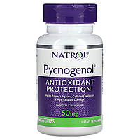 Пікногенол, Pycnogenol, Natrol, 50 мг, 60 капсул