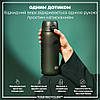 Пляшка для води ION8 750 мл. (ЕКО пляшка) BPA Free, Dark Green, фото 3