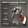 Пляшка для води ION8 750 мл. (ЕКО пляшка) BPA Free, Grey, фото 4
