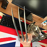 Іграшкові кігті Росомахи Логана X-MEN Wolverine — 26 см, у натуральну величину, для косплею та ігор, фото 8