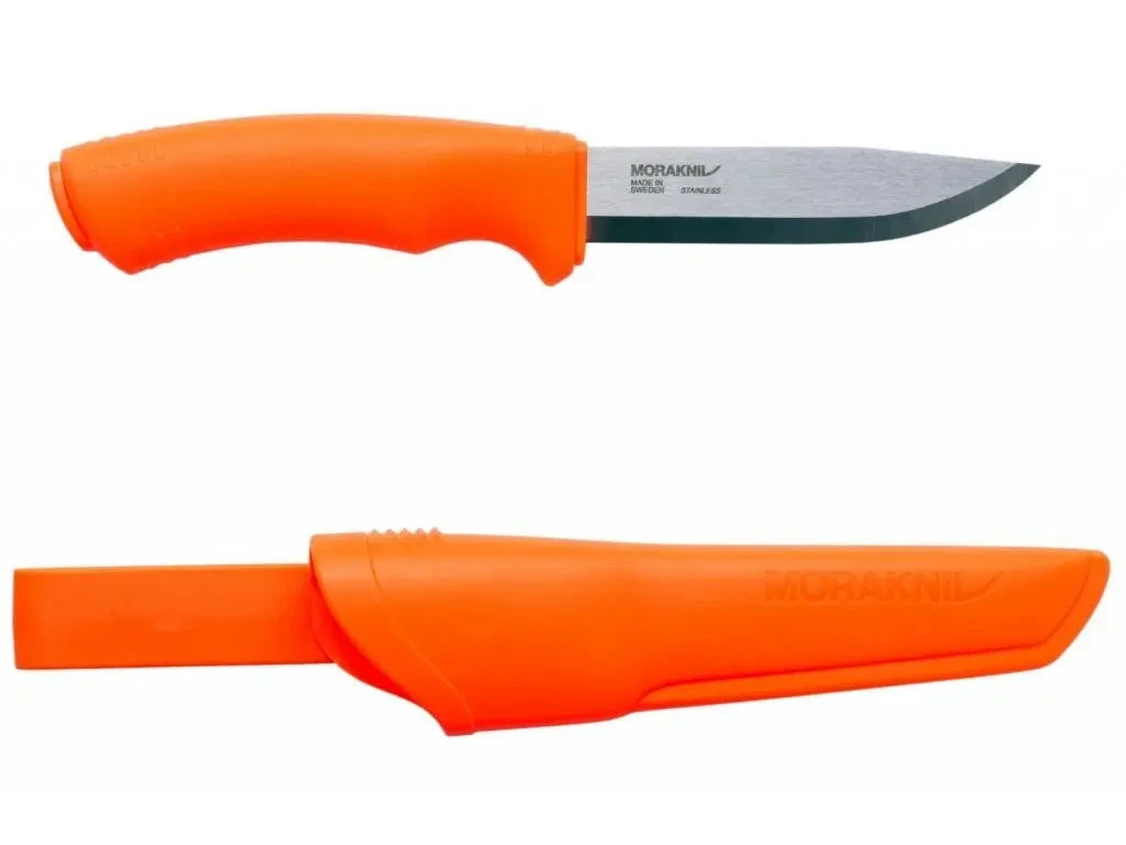 Ніж Morakniv BushCraft Hi-Vis Orange з неіржавкої сталі (12492)