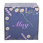 Порцелянова чашка 400 мл із золотим обідком і золотою ручкою RX-N240665BLW, фото 5