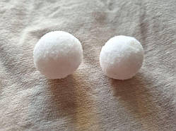 Помпон для рукоділля та декору Велюровий, діаметр 22 мм.