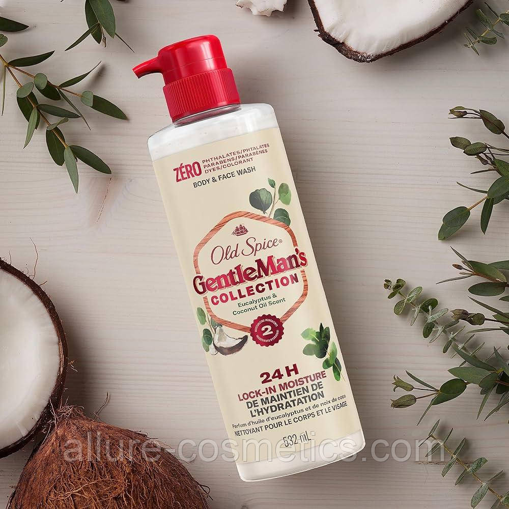 Гель для душу Old Spice GentleMan's Blend Body Wash Eucalyptus and Coconut Oil 532 мл (США)