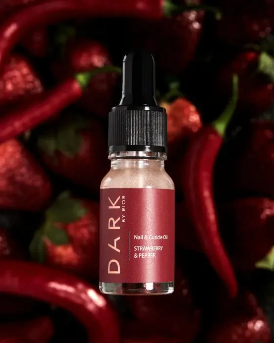 Сухе мастило для кутикули Dark strawberry & pepper, 10 мл