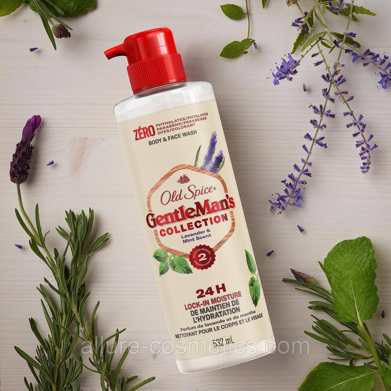 Гель для душу Old Spice GentleMan's Blend Body Wash Lavender & Mint Oil 532 мл (США)