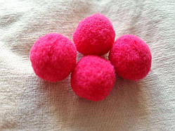 Помпон для рукоділля та декору Велюровий, діаметр 18 мм.