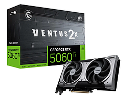 Відеокарта MSI GeForce RTX 5060 Ti 16G VENTUS 2X OC PLUS (5060 Ti 16G VENTUS 2X OC PLUS)