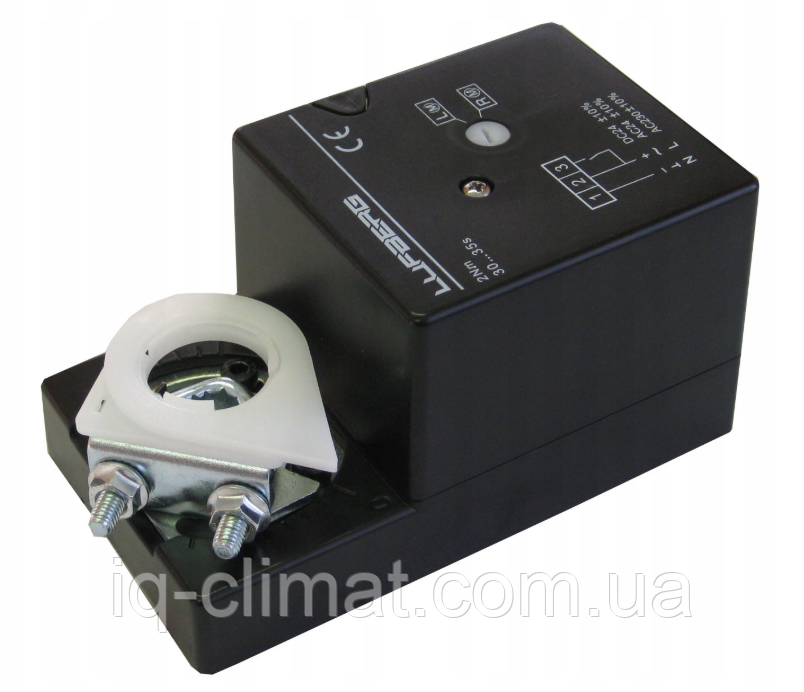 DA02N24 електропривід без зворотної пружини R.A. (Lufberg) 24В, 2Нм для повітряної заслінки до 0,4м²