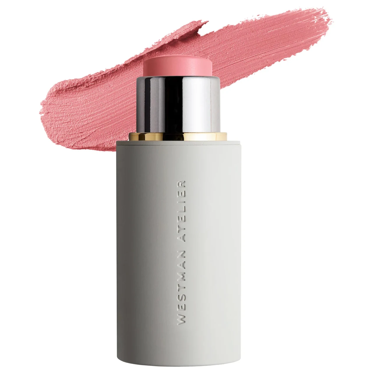 Рум'яна в стіку Westman Atelier Petite Baby Cheeks Lip + Cheek Cream Blush Stick відтінок Petal 5g, фото 1