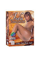 Секс лялька надувна з трьома отворами CalExotic India Nubian Love Doll, коричневий kitty.in.ua