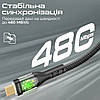 Кабель Promate TransLine-CC200 USB-C to USB-C 60W Power Delivery 2 м Black, фото 4