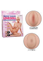 Секс лялька надувна з трьома отворами CalExotics Sure Thing Love Doll, бежевий kitty.in.ua