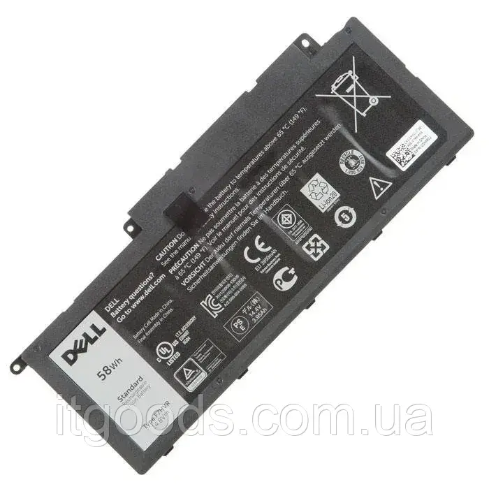 Оригінальна батарея Dell F7HVR 58Wh для Inspiron 15 7000 7537 17 7737 062VNH 0Y1FGD 62VNH 89JW7 9HRXJ 7XNP2