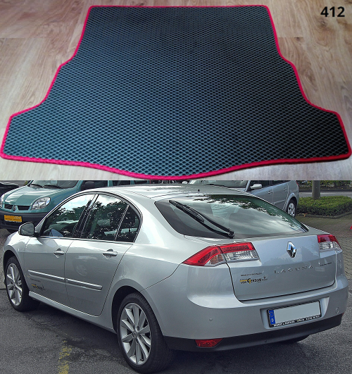 Килимок ЕВА в багажник Renault Laguna 3 '07-15, хетчбек, верхній килимок