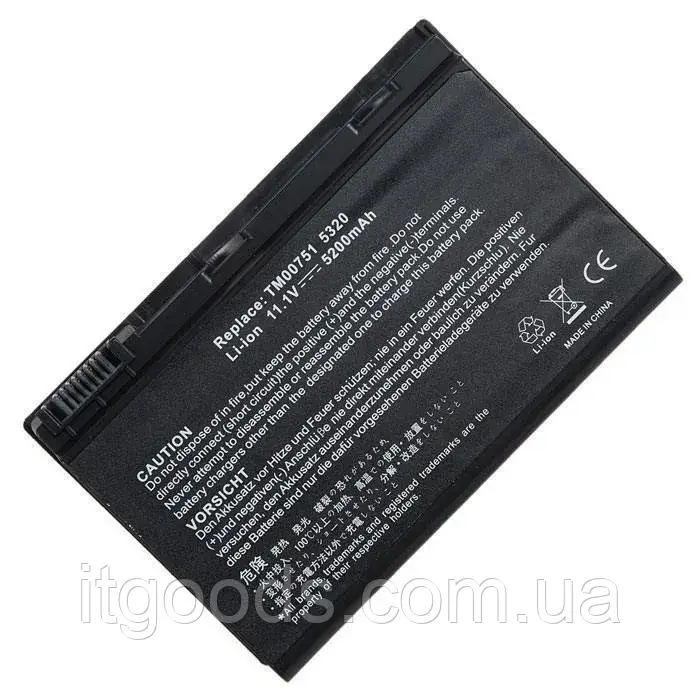 Акумулятор / батарея Acer GRAPE32 GRAPE34 TM00741 TM00742 TM00772 CONIS72 Extensa 5220 5620G 5620Z 5200mAh