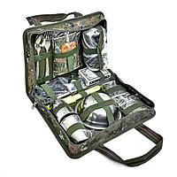 Набір туристичний для мисливця/рибалки "Ukraine" 16пр/наб у камуфляжному кейсі
